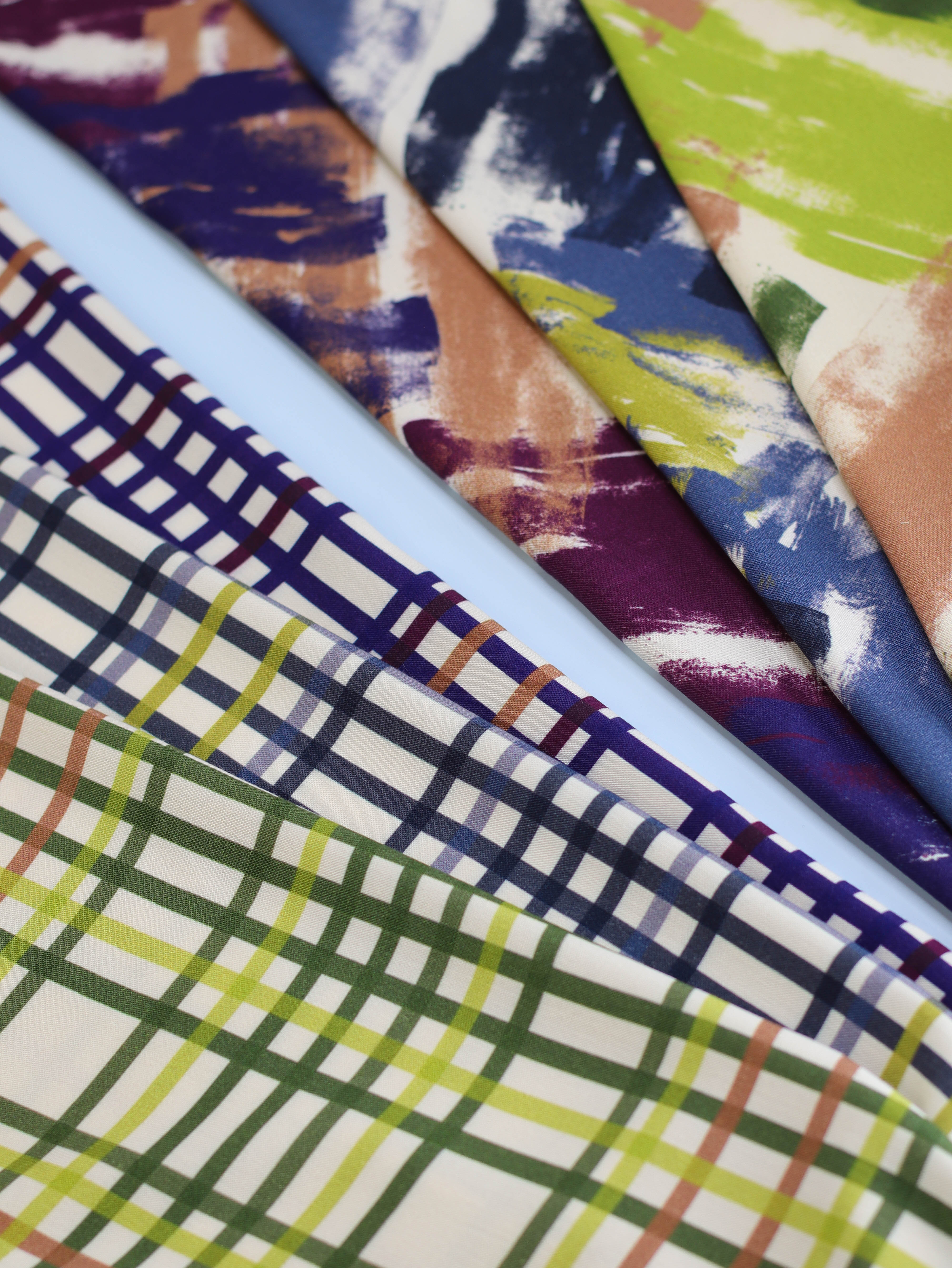 Vila Grid - Viscose twill