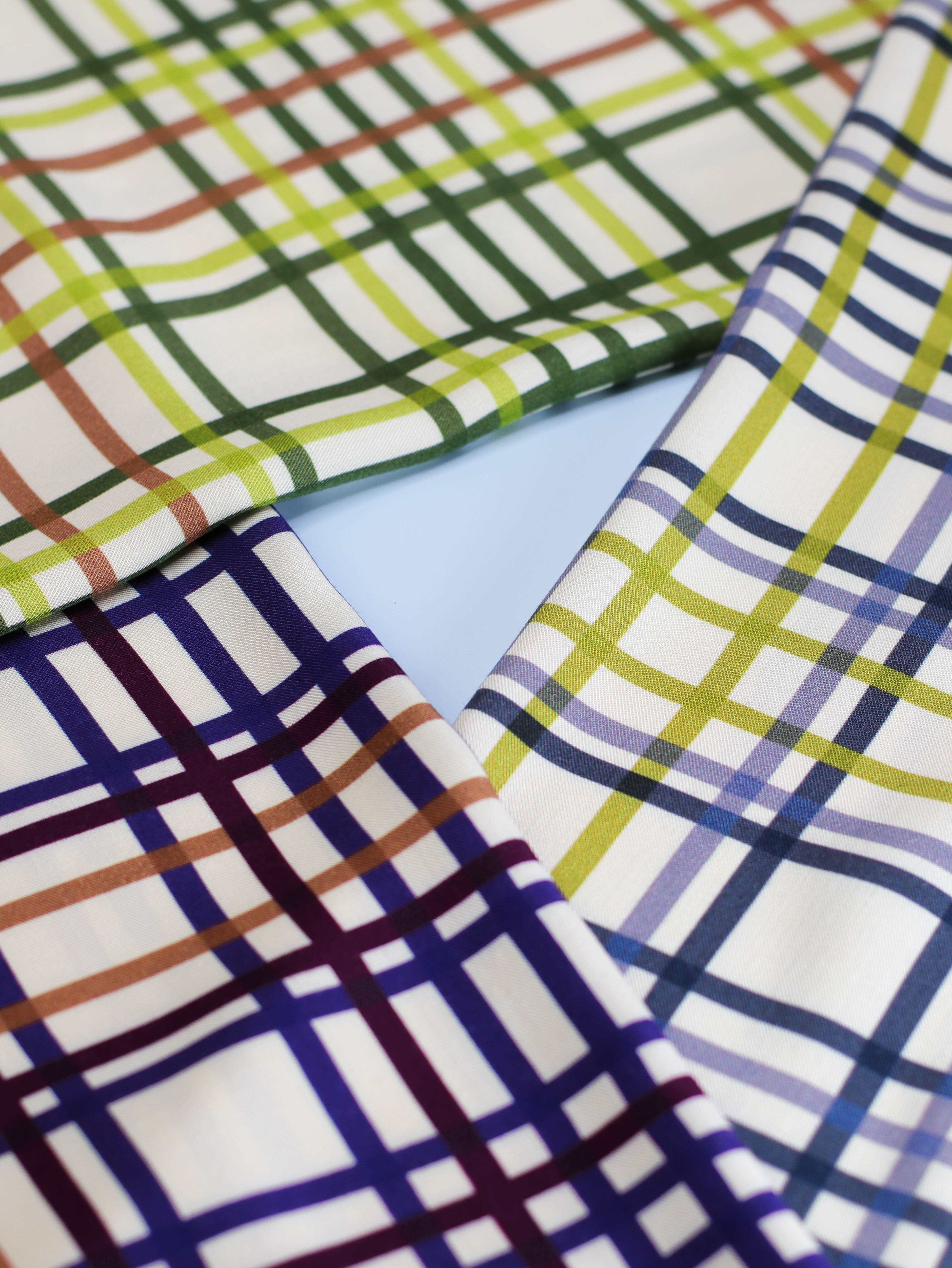 Vila Grid - Viscose twill
