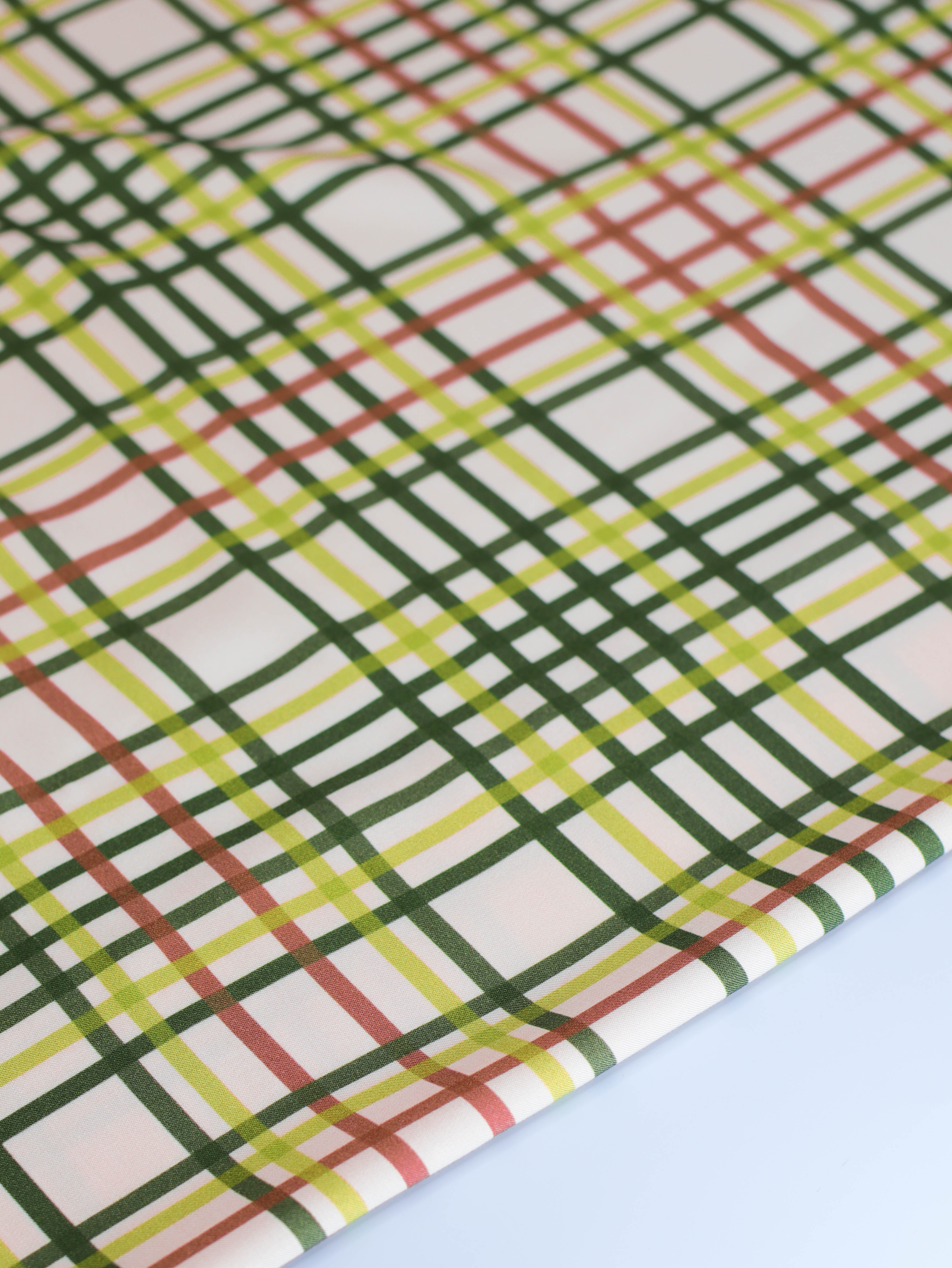 Vila Grid - Viscose twill