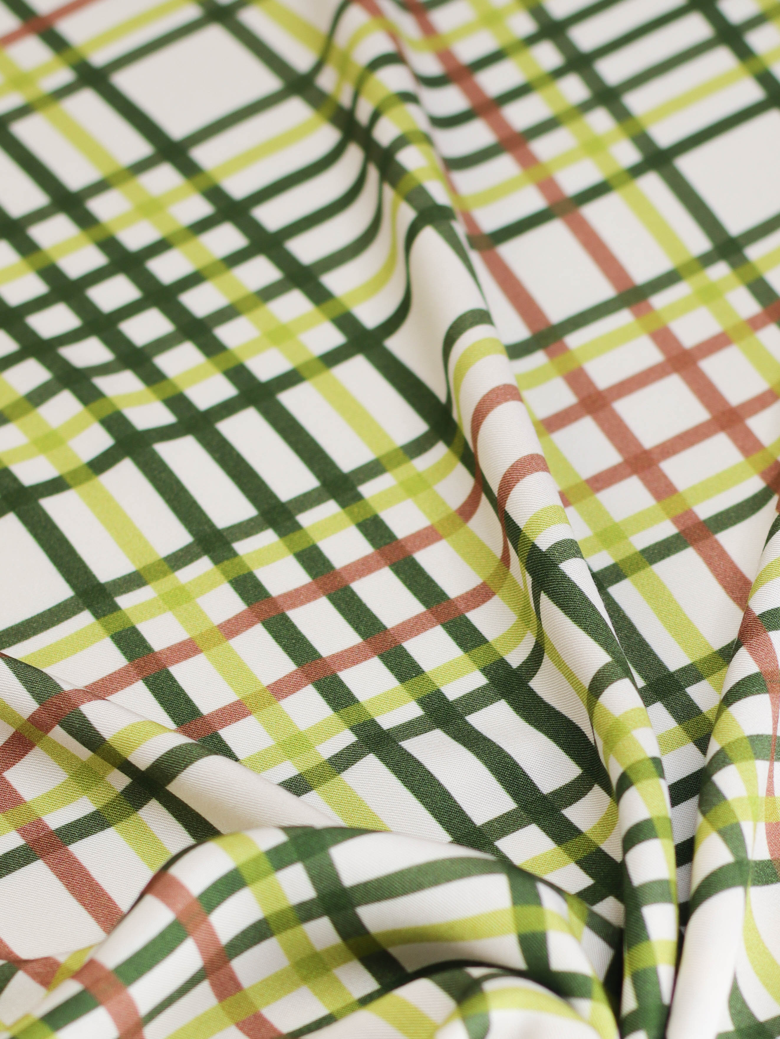 Vila Grid - Viscose twill