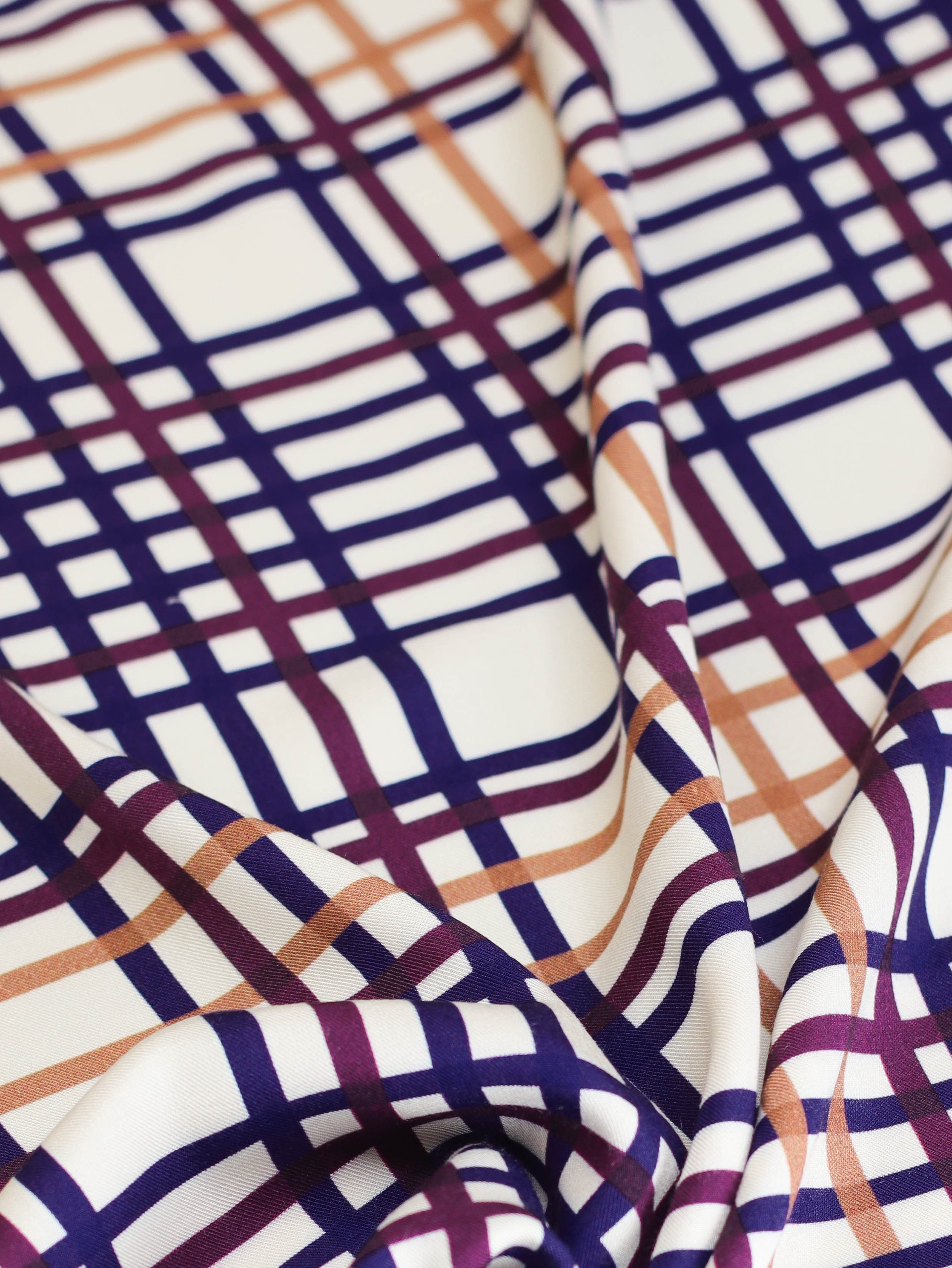 Vila Grid - Viscose twill