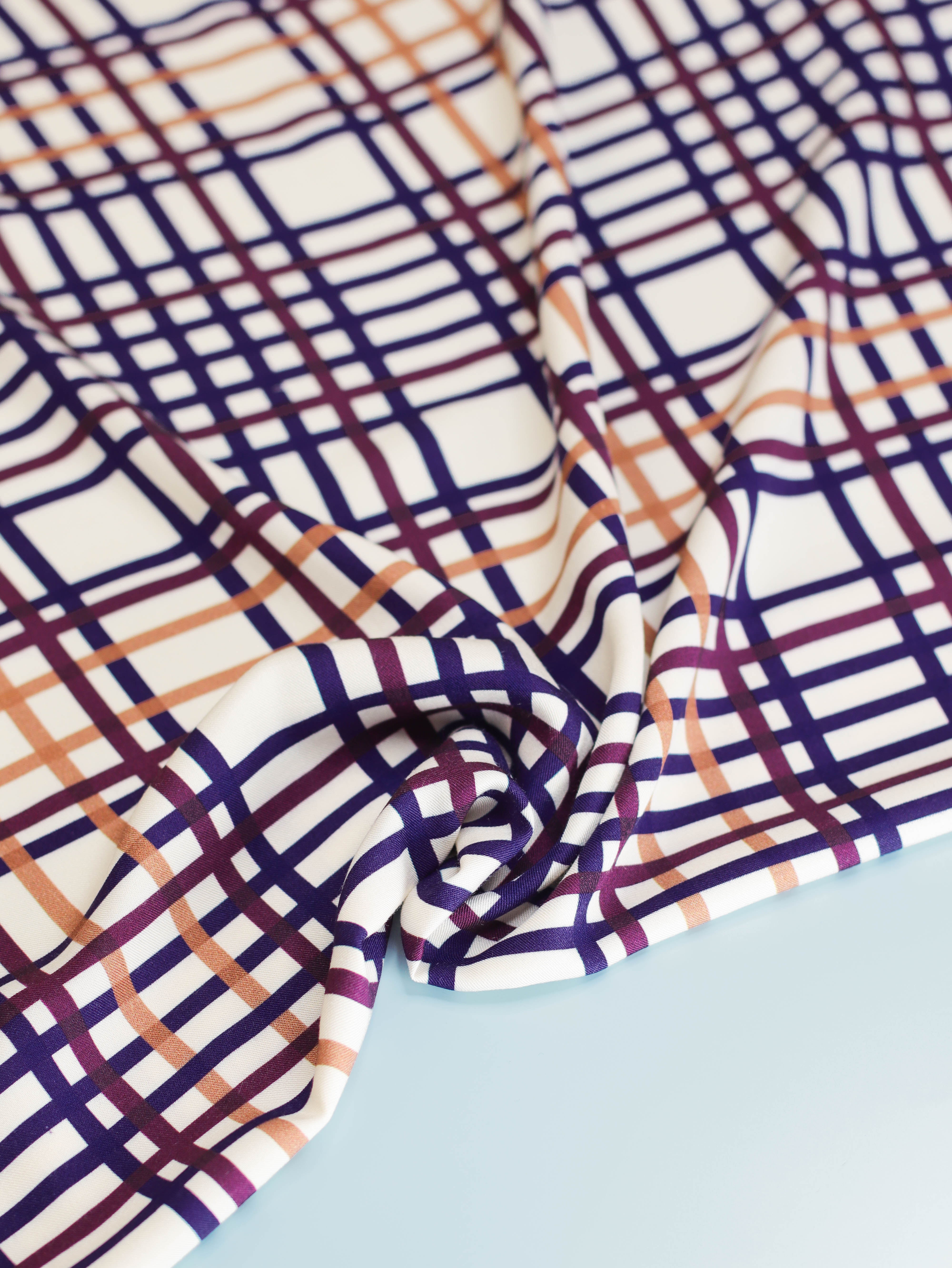 Vila Grid - Viscose twill