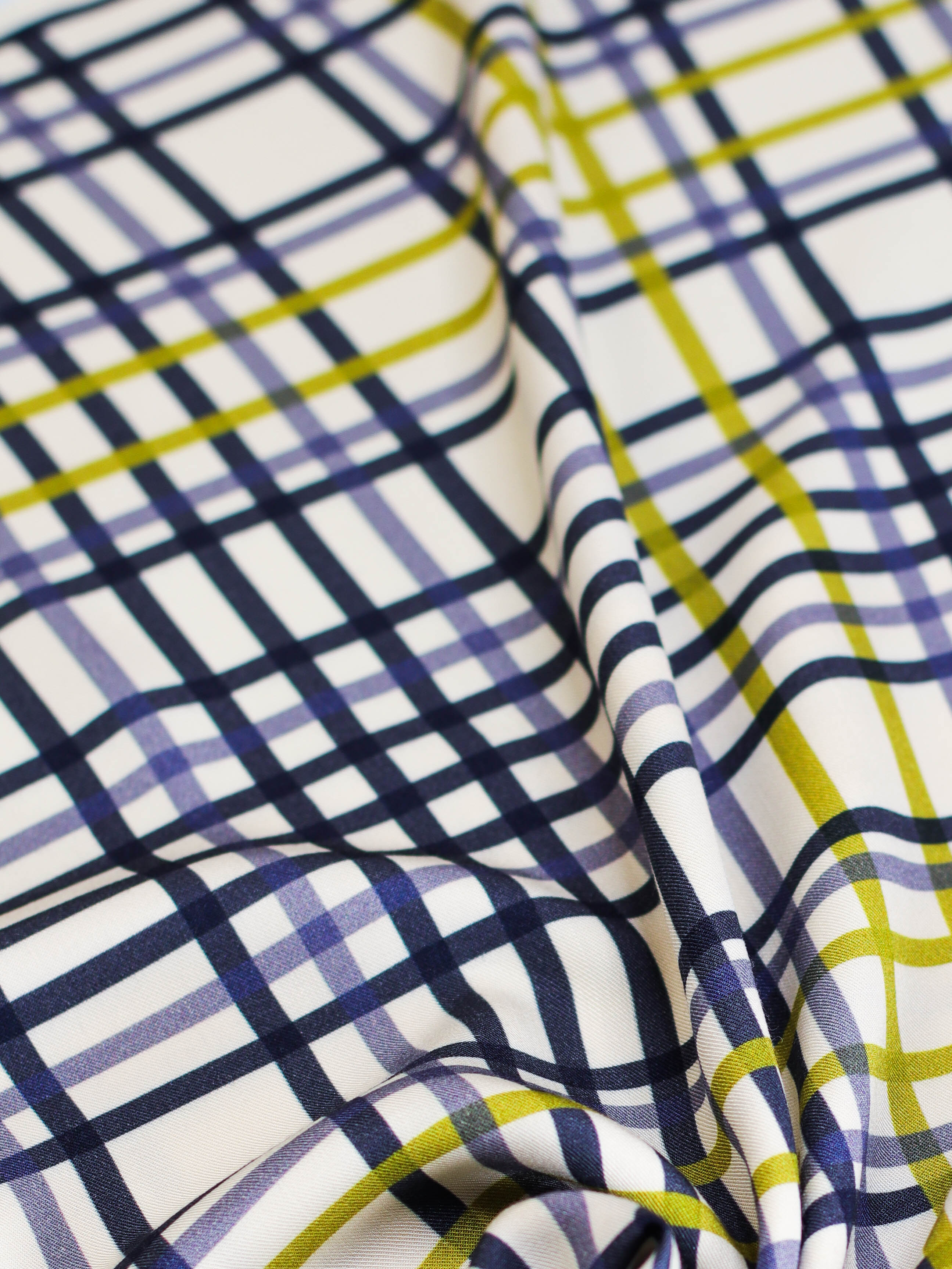 Vila Grid - Viscose twill