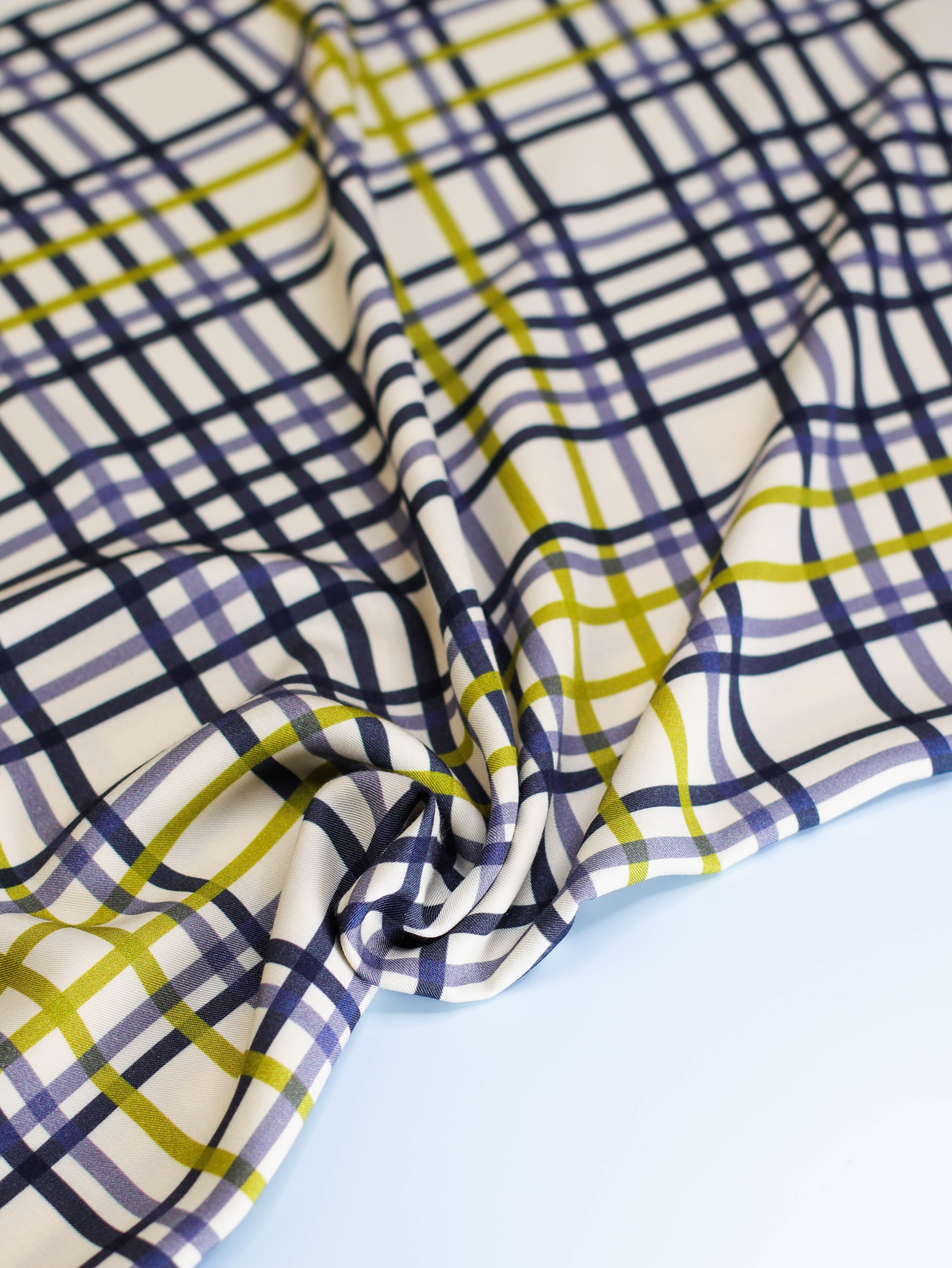 Vila Grid - Viscose twill