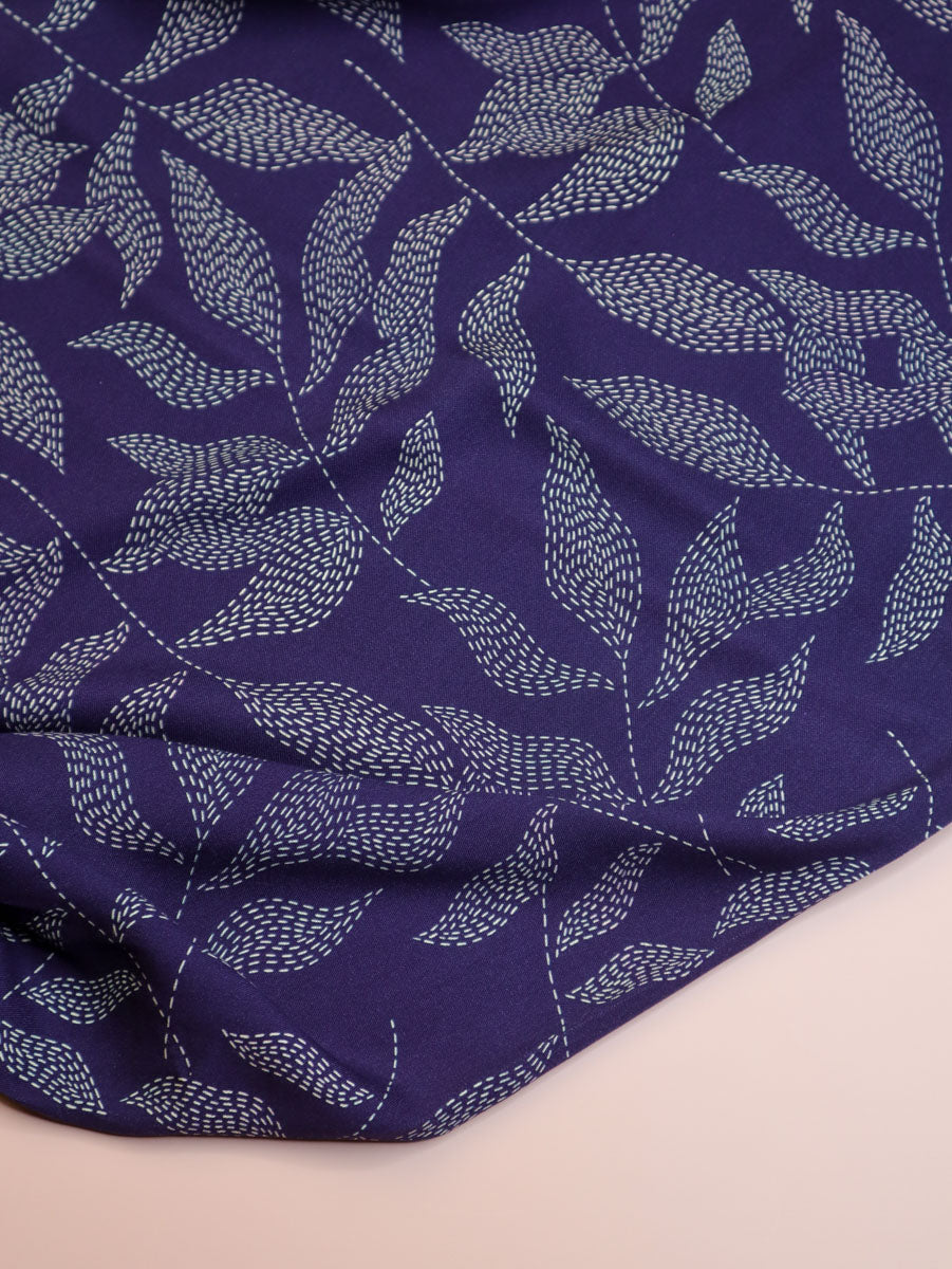 Lulu Blue - Viscose twill