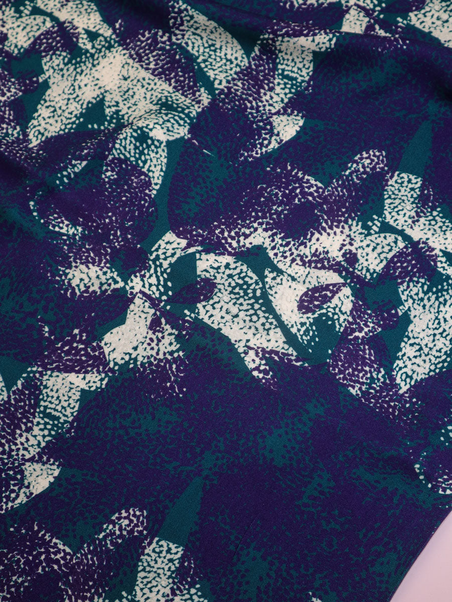 Bree Teal - Viscose twill