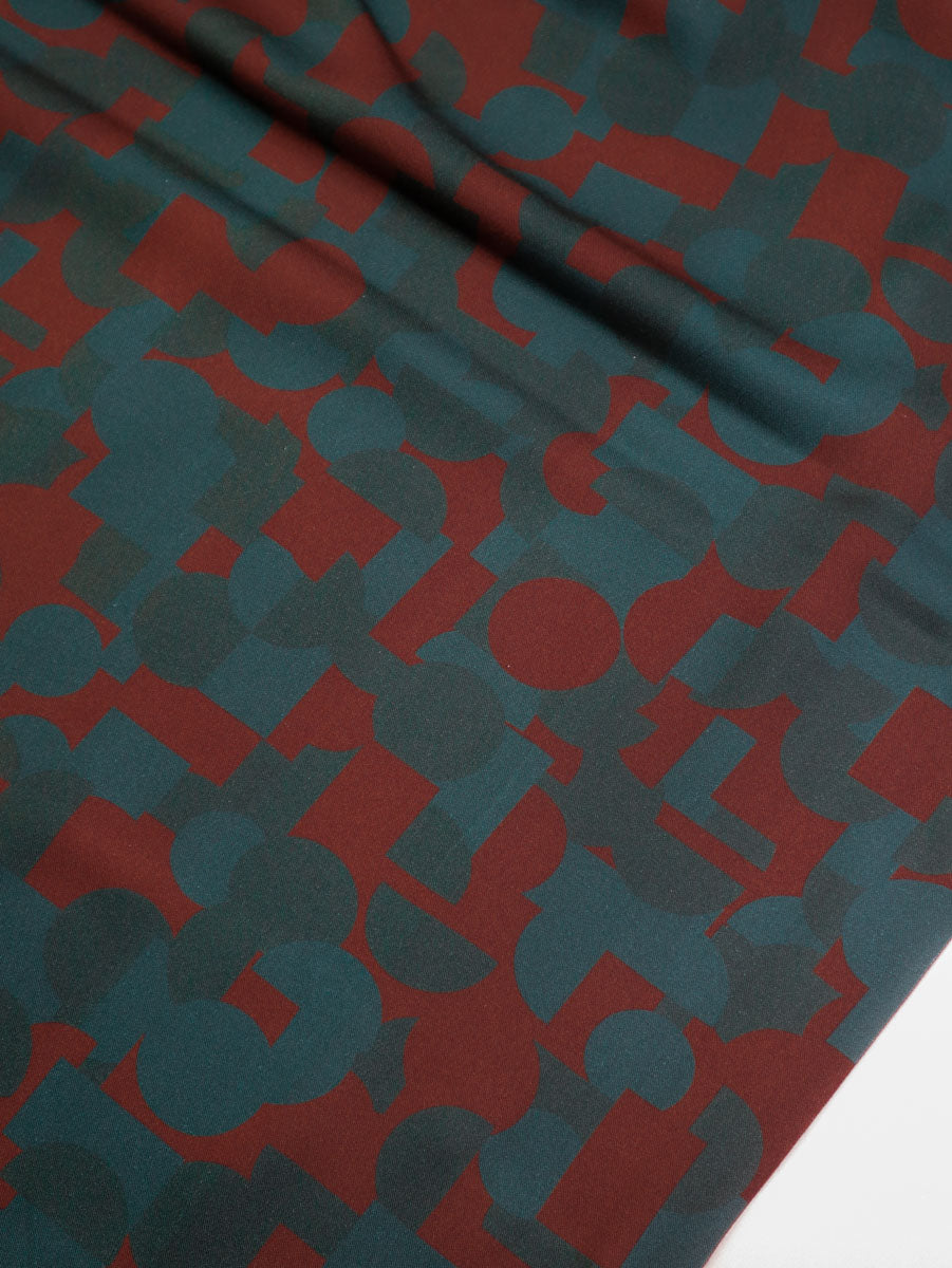Geomania - Viscose twill