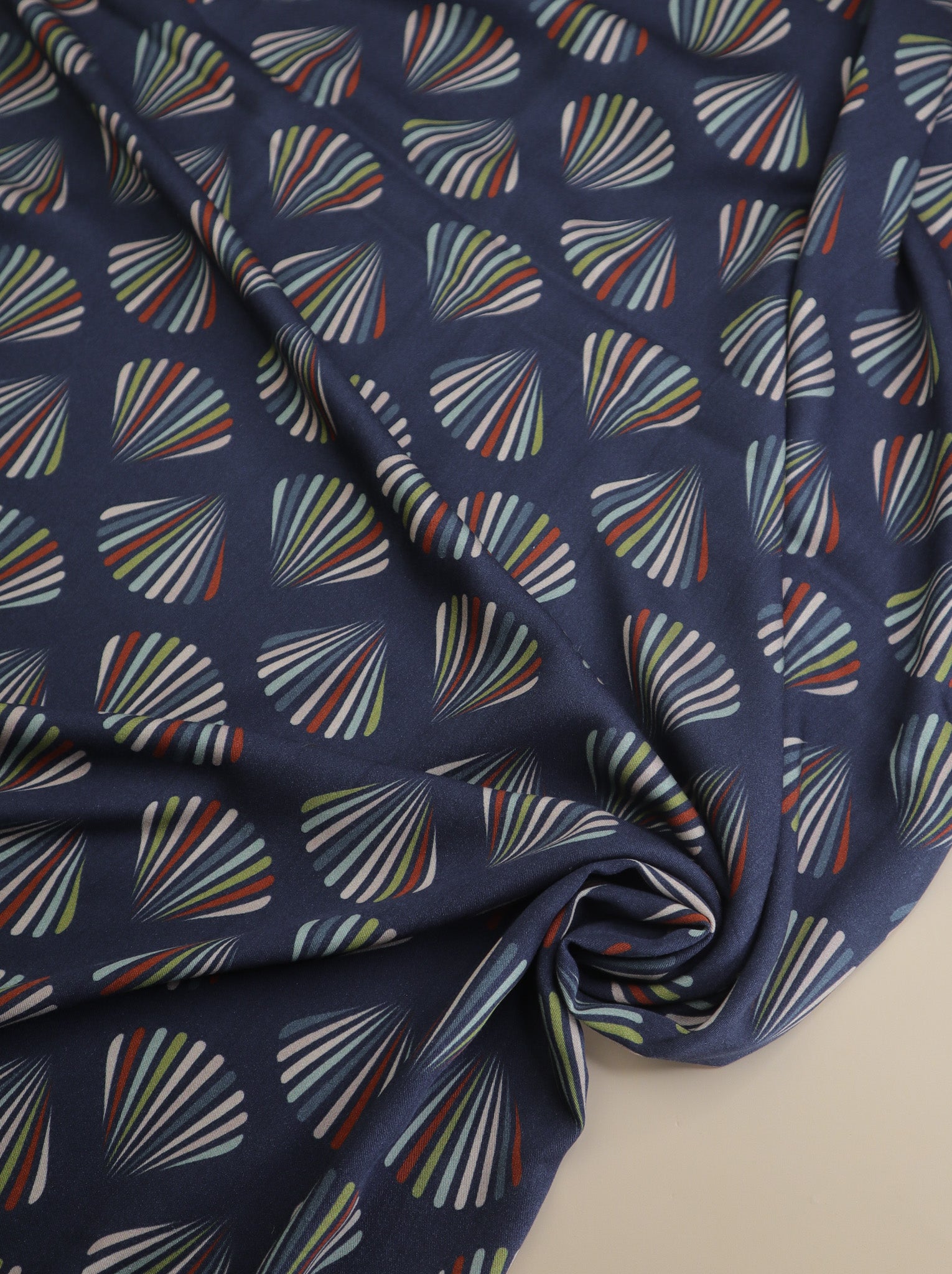 Fanny Indigo Night - Viscose twill