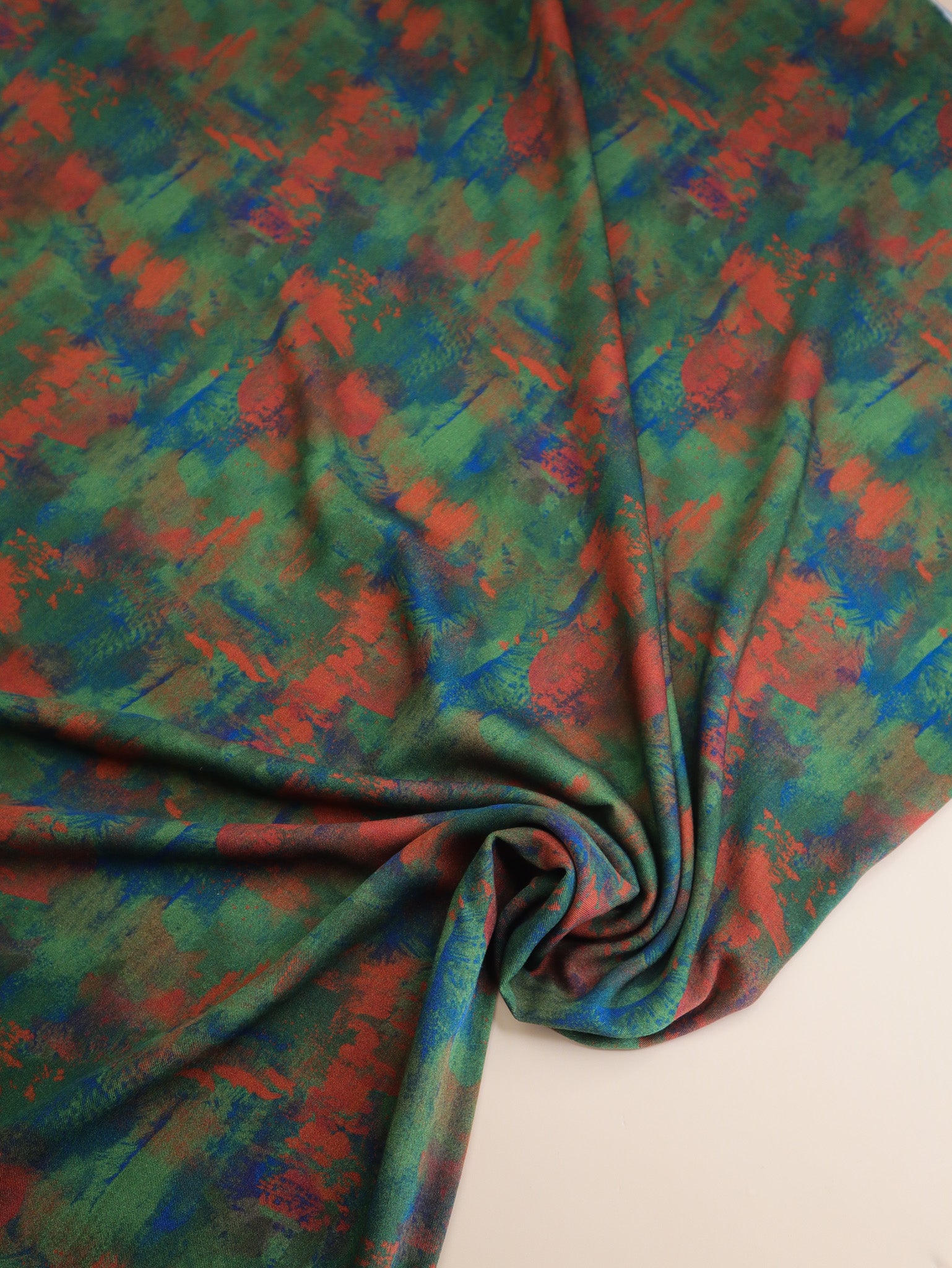 Eden Khaki - Viscose twill