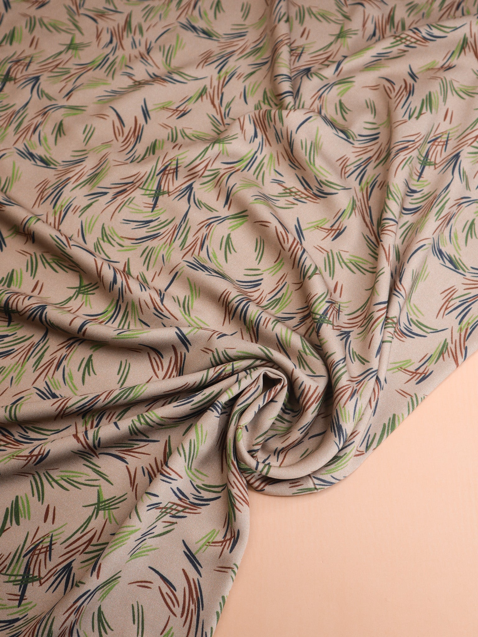 Rina Khaki - Viscose twill