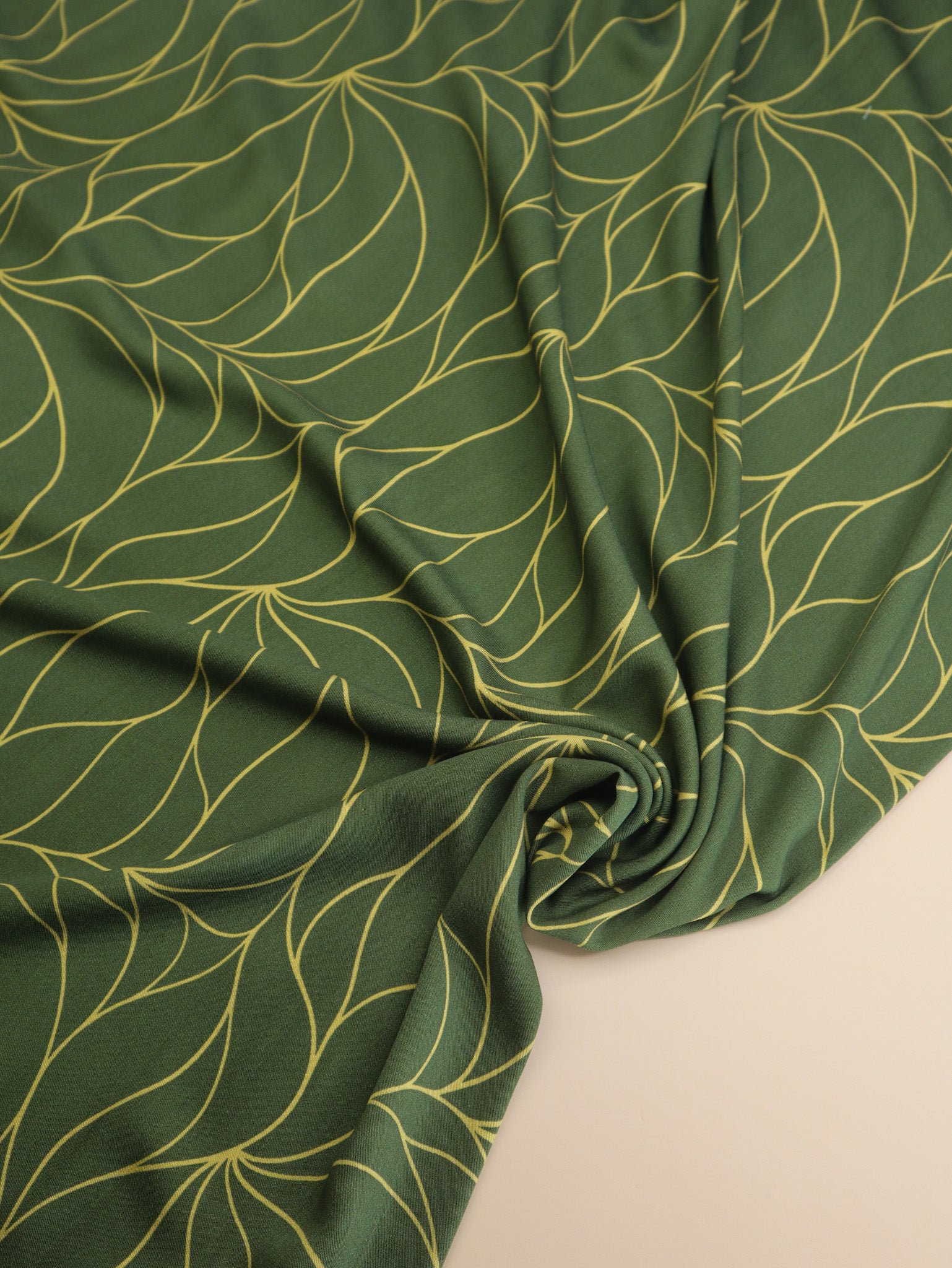 Serena Khaki - Viscose twill