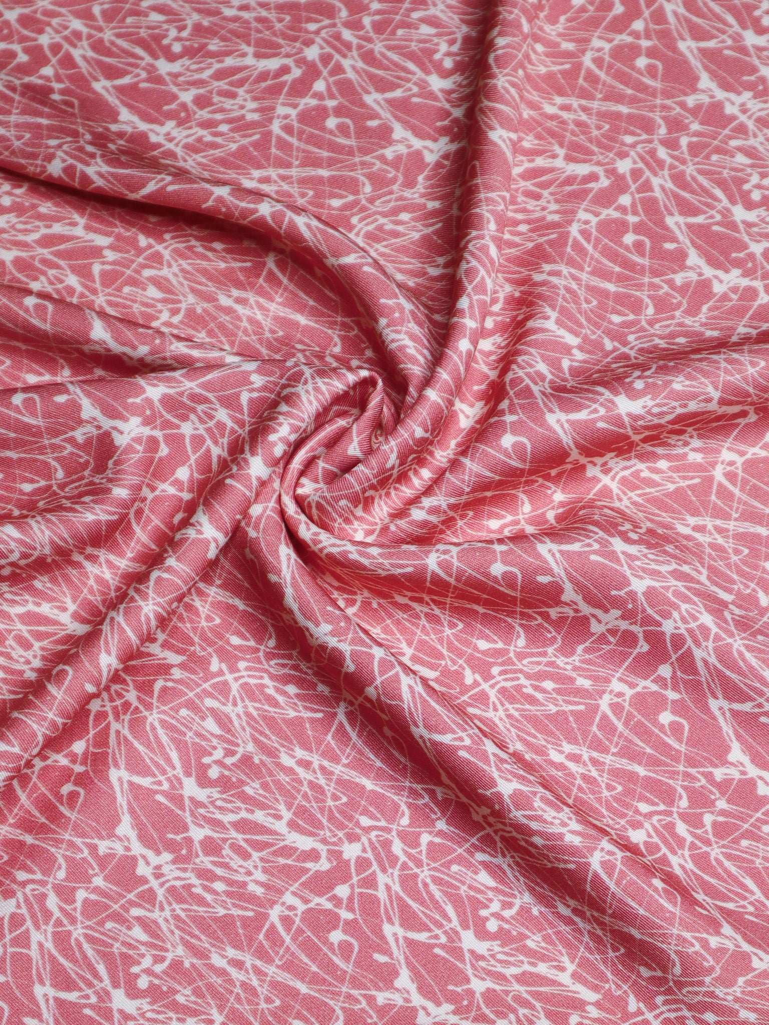 Ink Rouge - Viscose twill