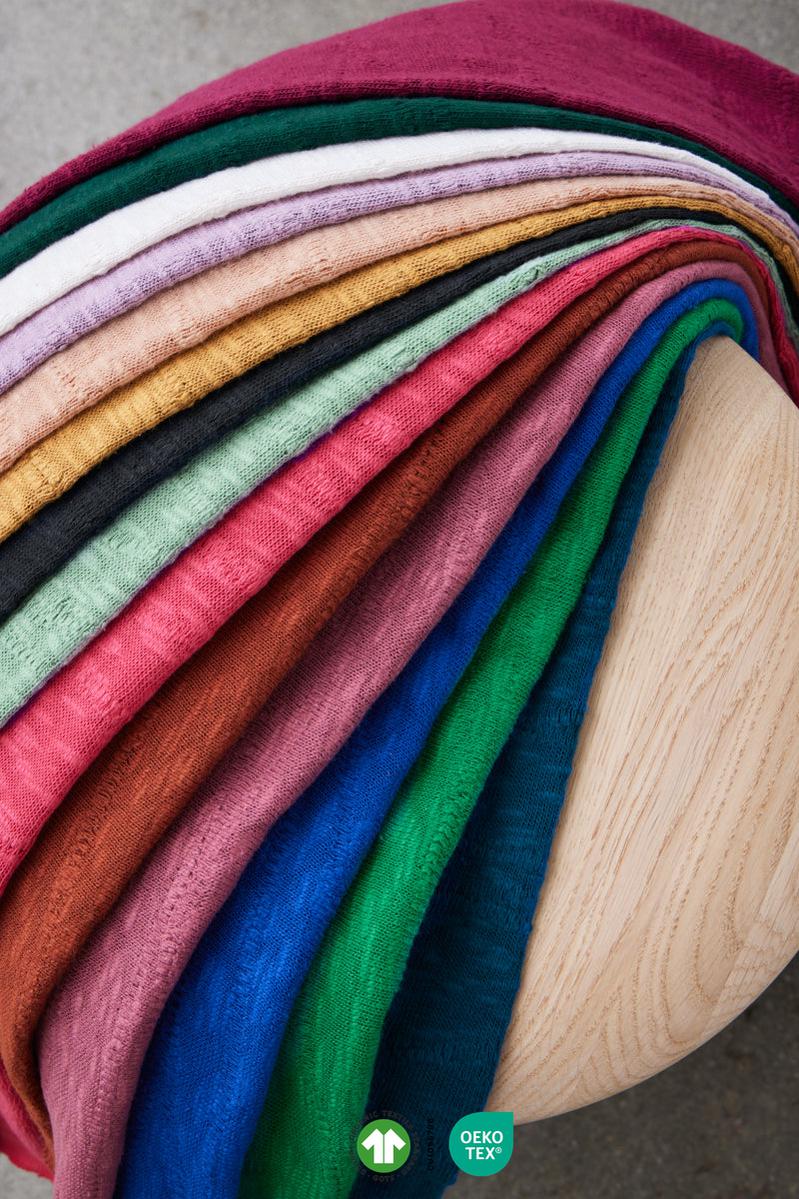 Organic Slub Jacquard Knit