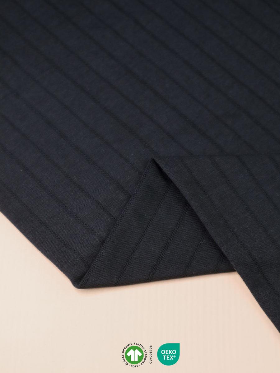Organic Stripe Pointelle