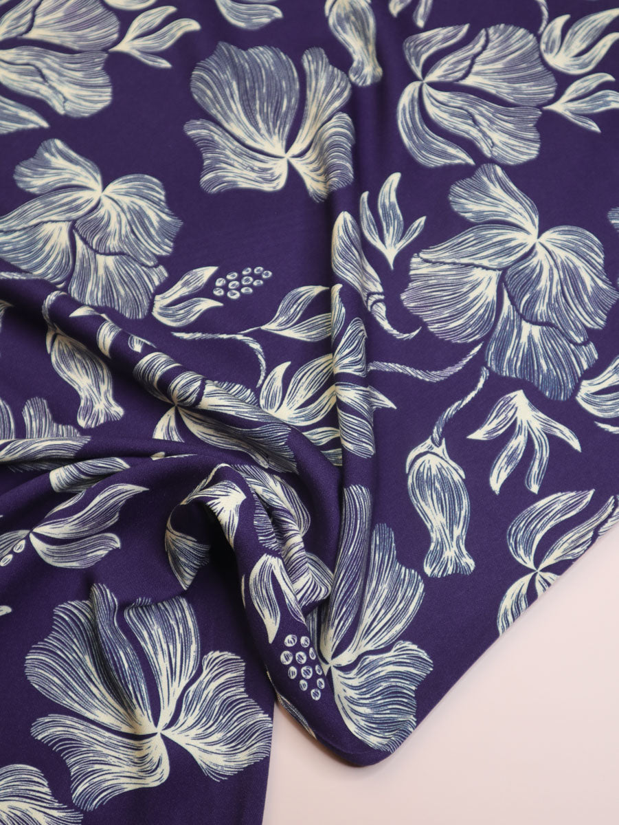 Loa Blue - Viscose twill
