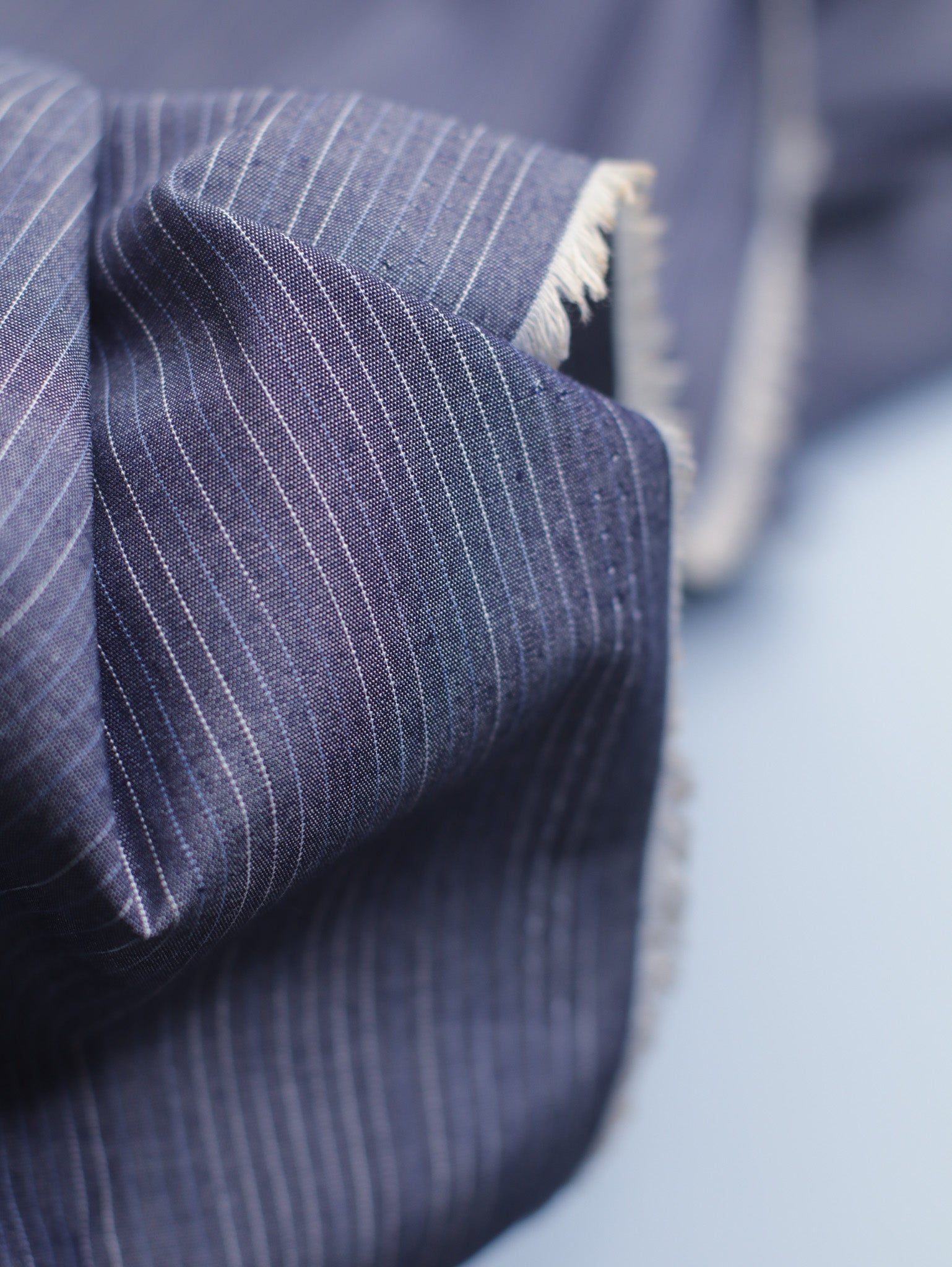 Tora Stripe Chambray – WE DO FABRIC