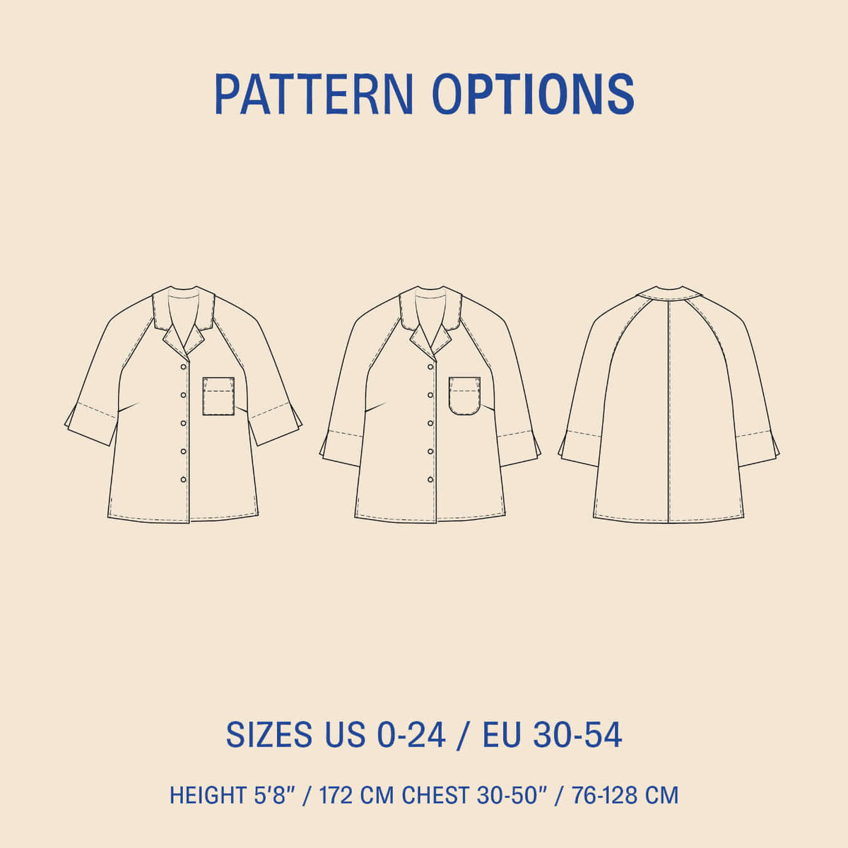Tropicana shirt illustration of pattern options