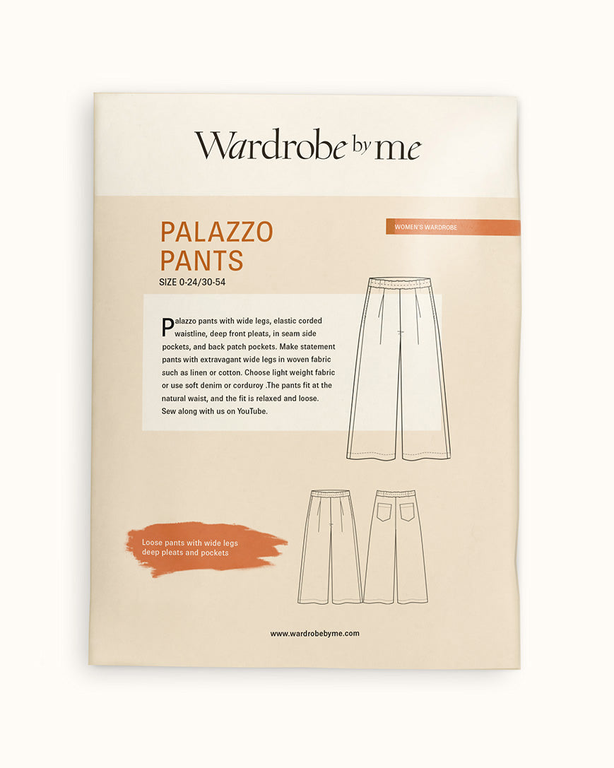 Palazzo Pants Paper Sewing Pattern Wardrobe By Me