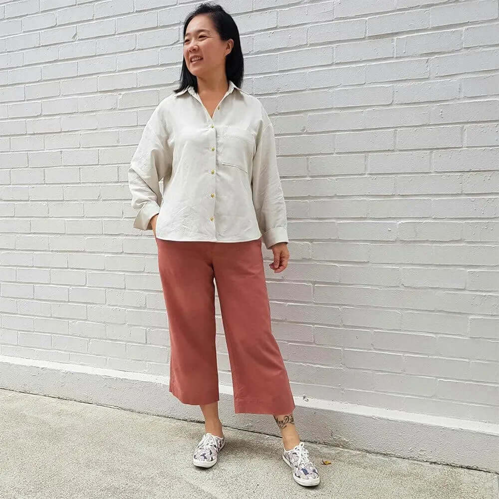 High Waist Pants - Printed Pattern Wardrobe By Me