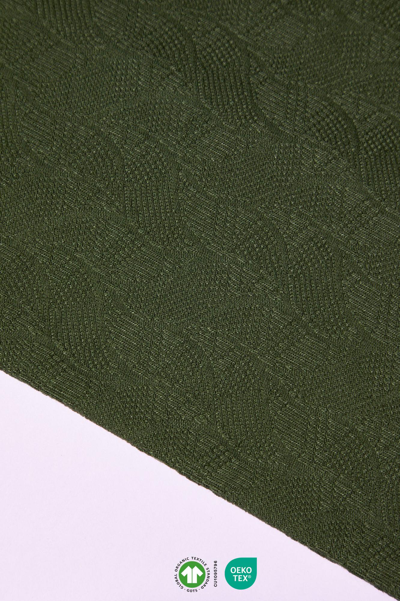 Organic Leaf Jacquard