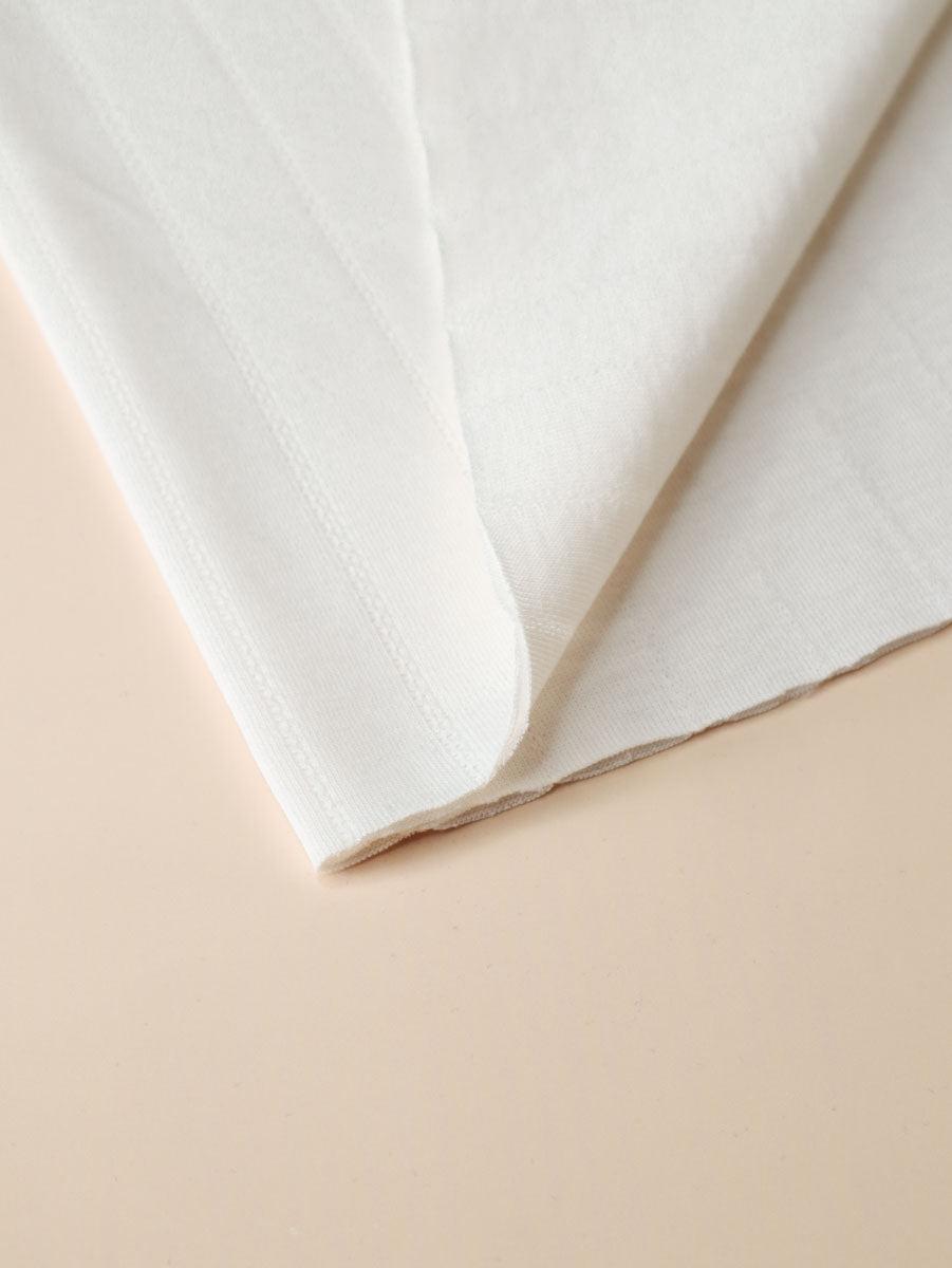 Organic Stripe Pointelle