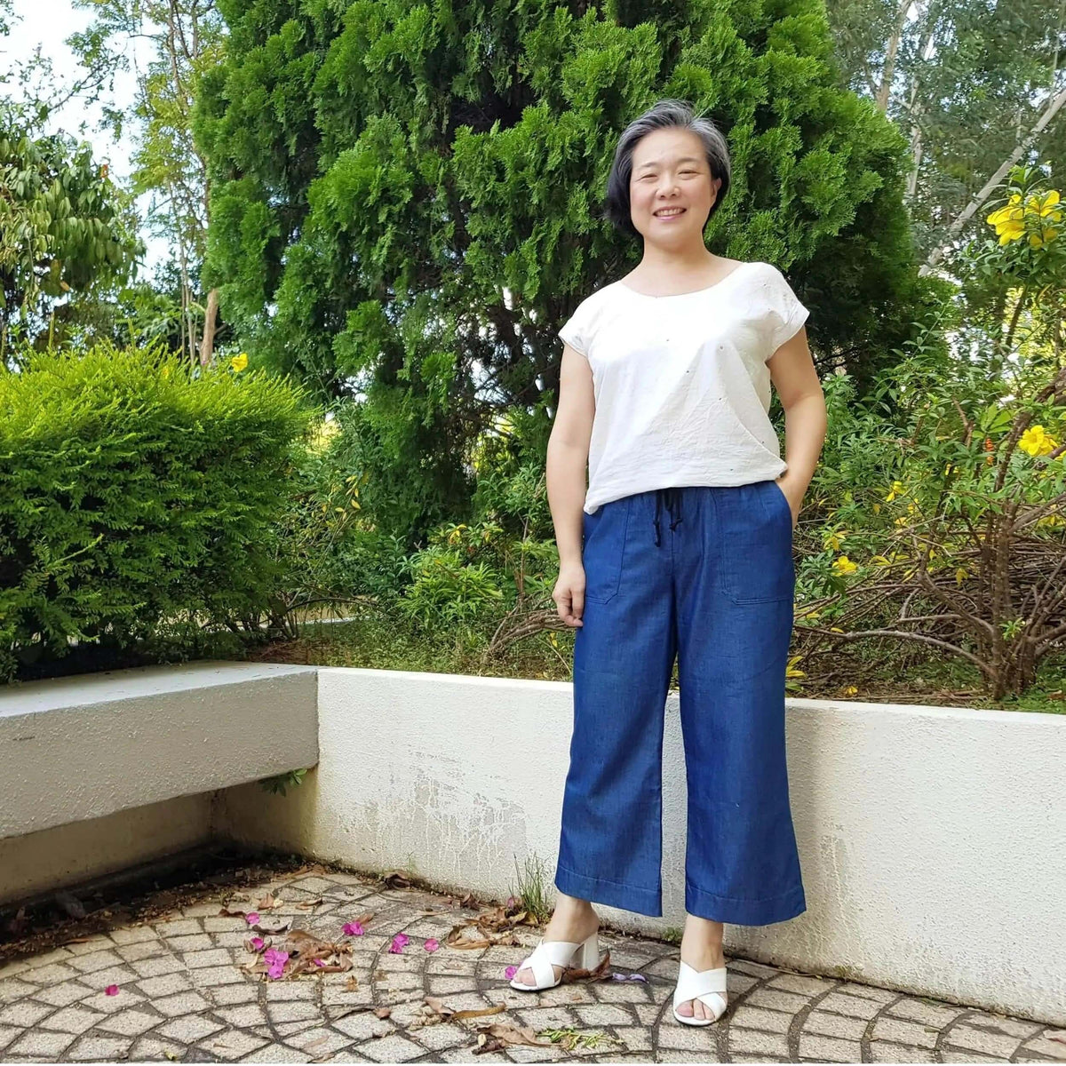 High Waist Pants - Printed Pattern Wardrobe By Me